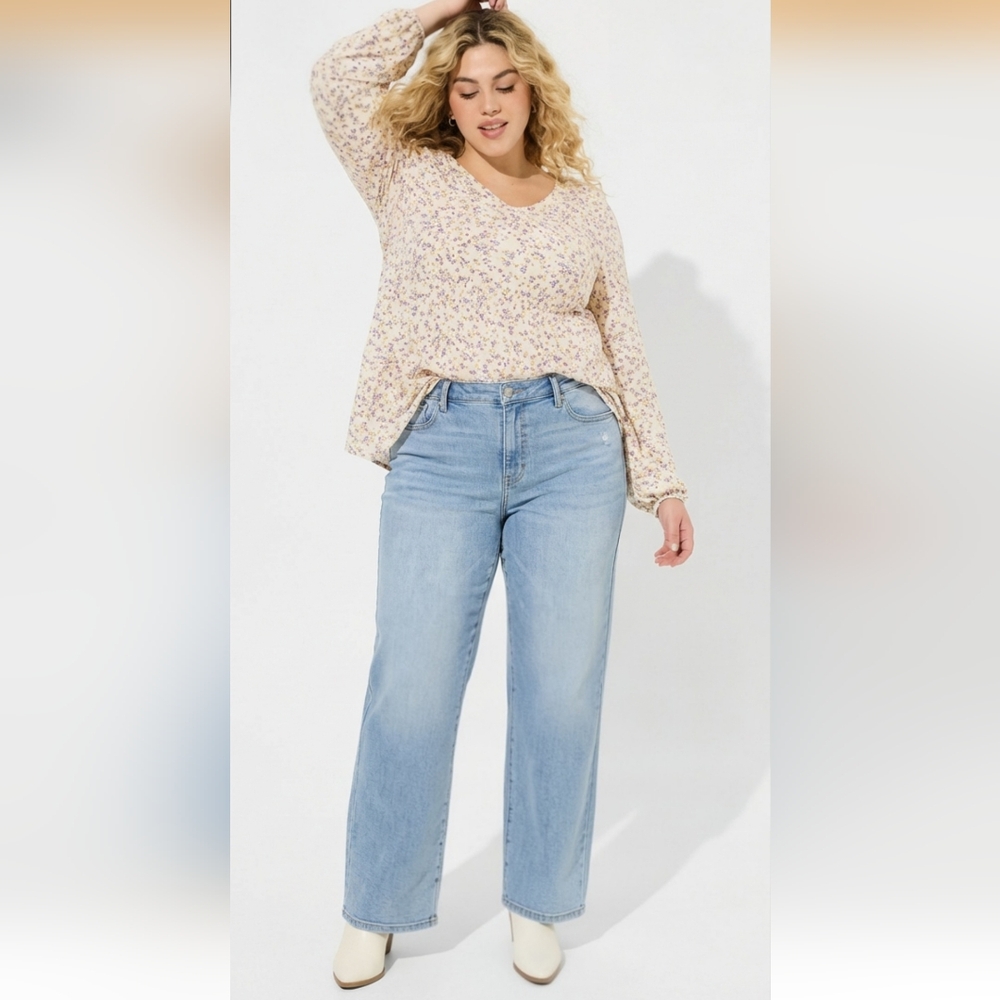 Oneso Mid Rise Wide Leg Jeans Various Sizes - Picture 9 of 16